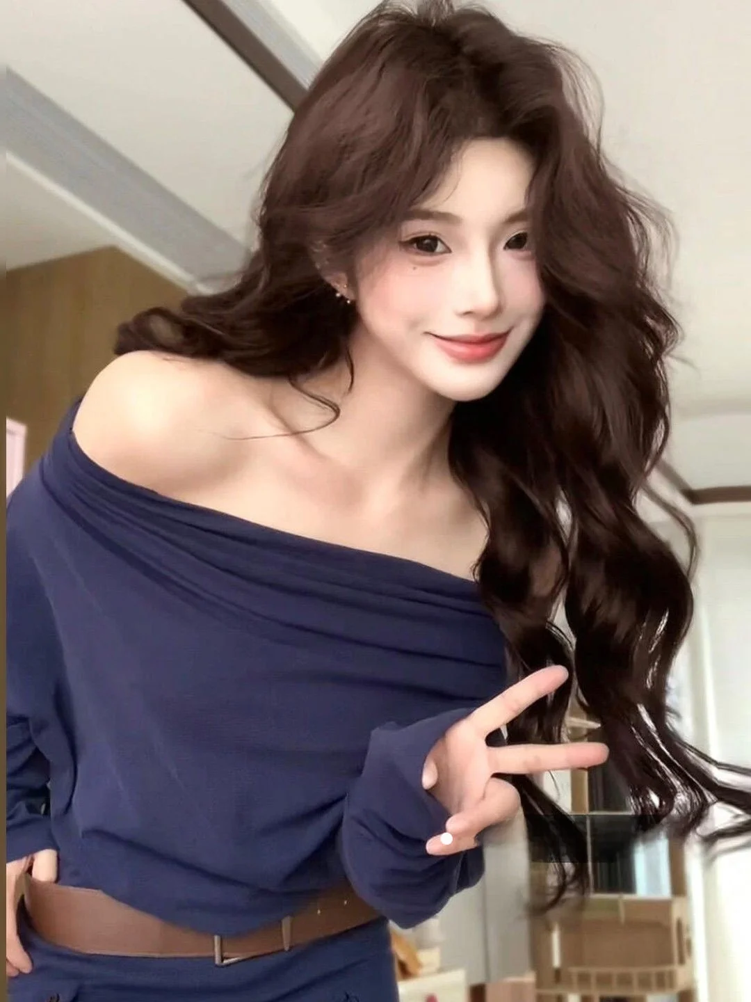 

Pure Desire Sexy One oulder Long Sve Knitted Dr Women's Winter New Sle Waist Cinching Slimming ort Bodycon Dr