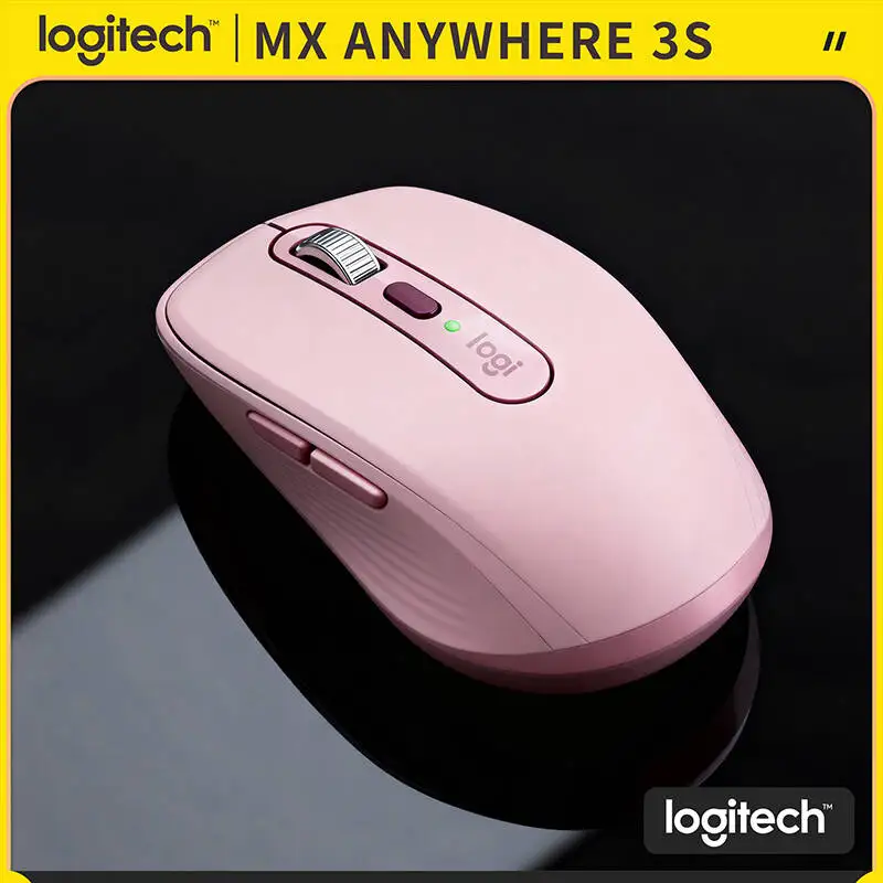 

Компактная мышь Logitech MX Anywhere 3S, эргономичный дизайн, перезаряжаемая, с быстрым прокруткой для портативных ПК Mac