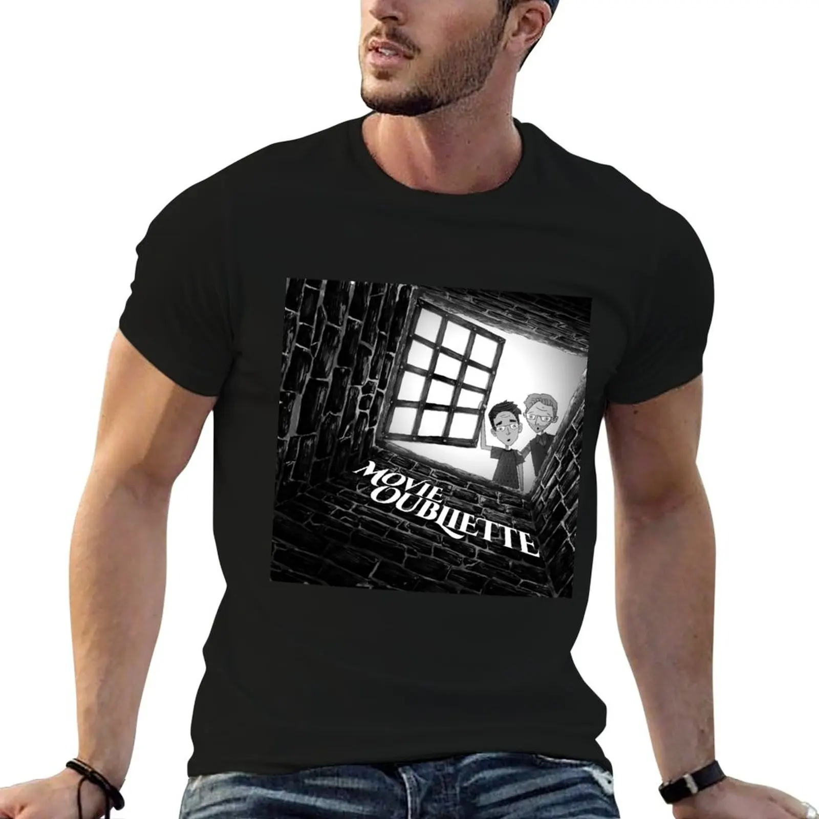 

shirt 100% t T-Shirt cotton text designer podcast Movie with man shirt Oubliette t logo men