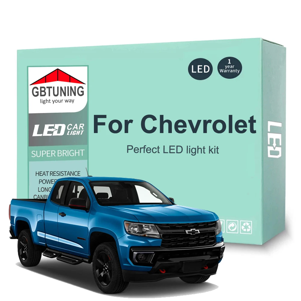 

Комплект светодиодных ламп для внутреннего освещения для Chevrolet Chevy, Cruze, Captiva, Trax, Orlando, Malibu, Aveo, Spark, Camaro, Trailblazer, Колорадо, Onix