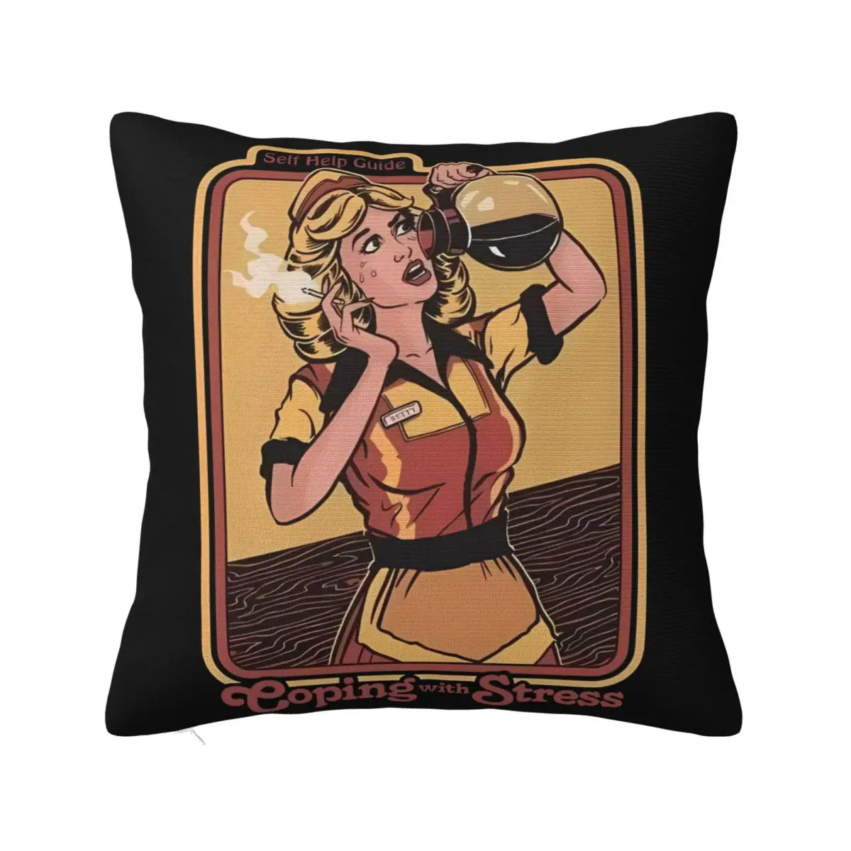

Steven Rhodes Coping With Stress Pillow Cover Home Decoration Decorative Pillowcase Pillow Case Pillow Cover
