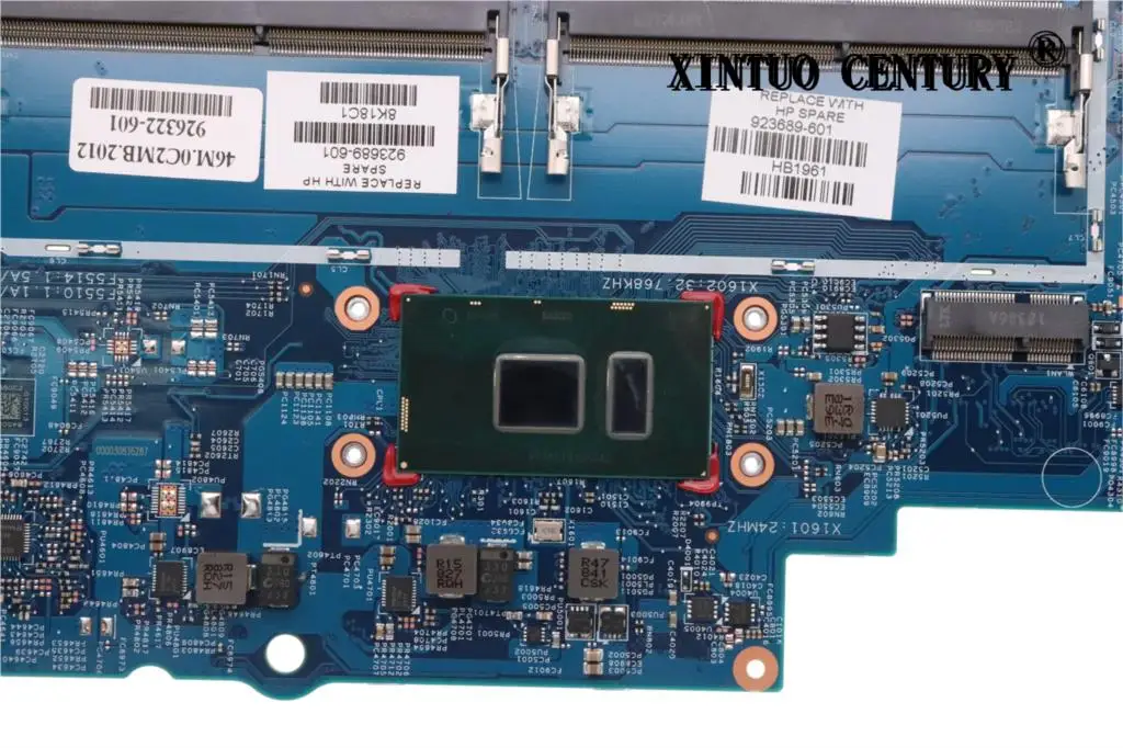 Imagem -05 - para hp Pavilion X360 14-ba 14-ba007ca Motherboard 168722 448.0c203.0011 w I37100u Ddr4 100 Testado Trabalho 923689601