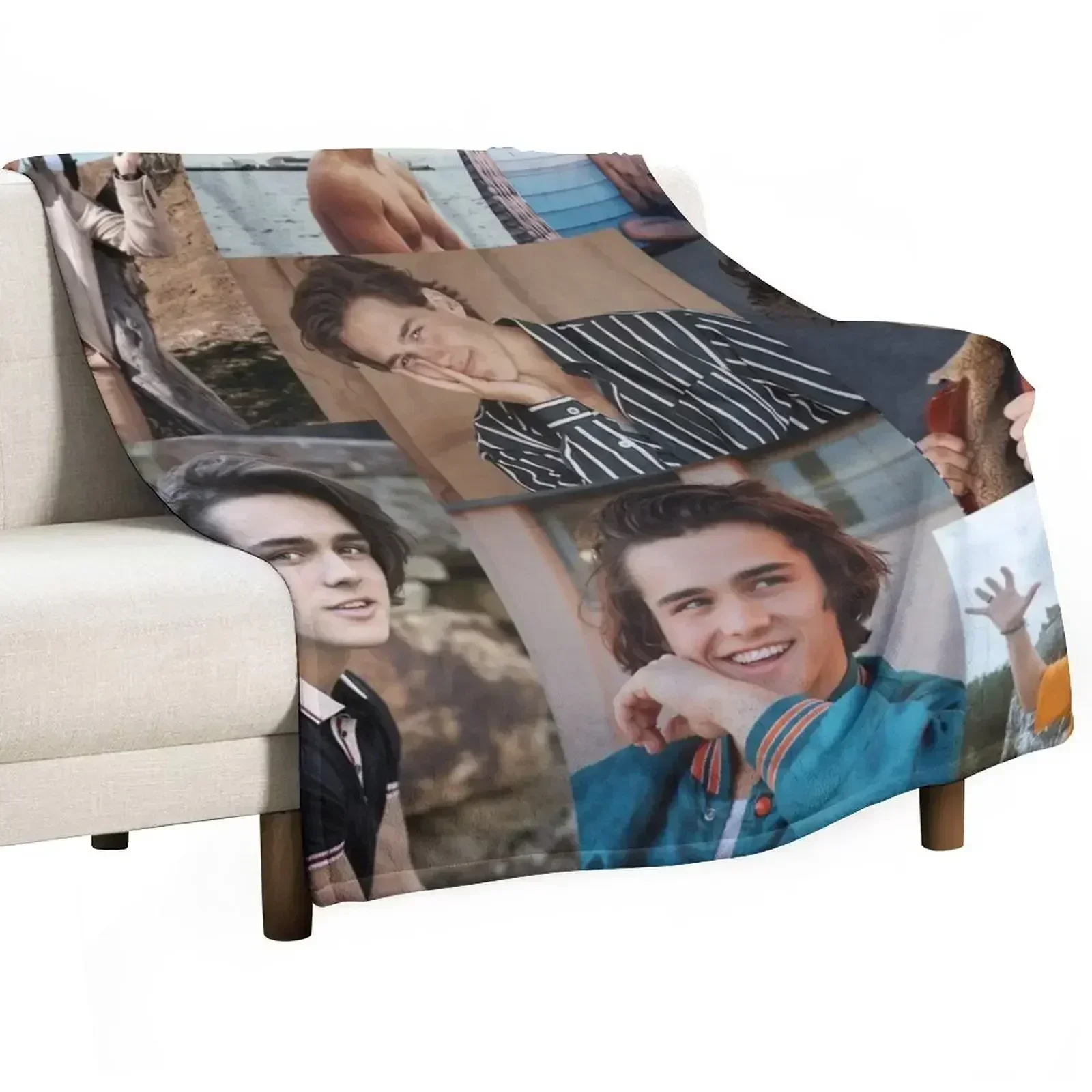 

Collage of Charlie Gillespie Throw Blanket Heavy Custom Picnic Blankets