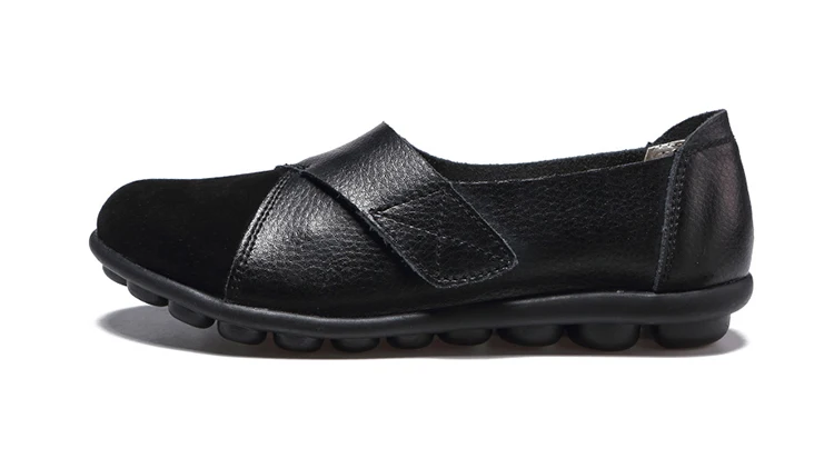 Frau Schuhe Weiche Leder Low Heels Schuhe frauen Elegante Wohnungen 2025, Casual Flache Schuhe Frauen Schuhe Neue Müßiggänger Zapatos mujer – Detail 22