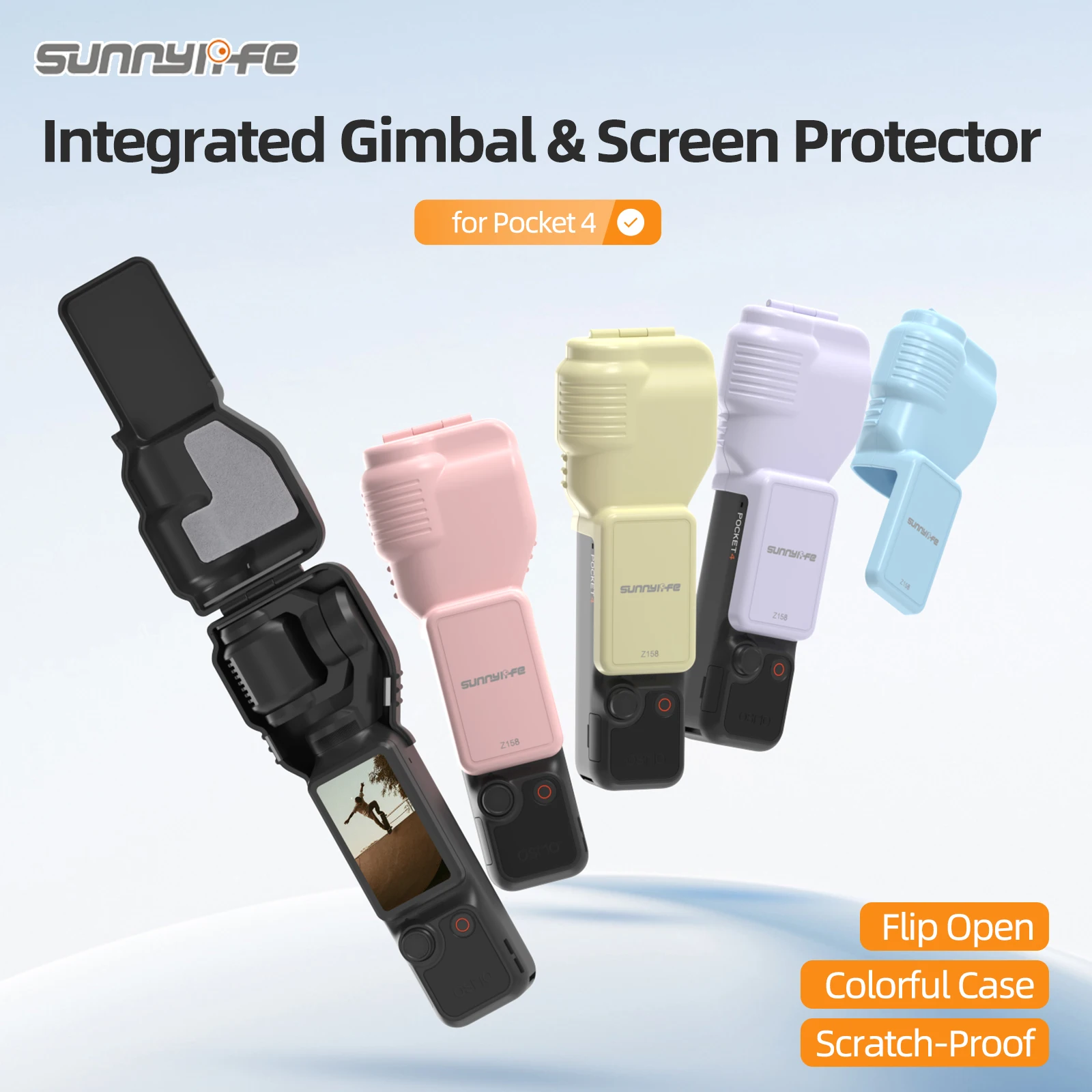 Sunnylife Hartschalen-Schutzhülle für DJI Osmo Pocket 4 Handheld Gimbal Aufbewahrungsbox Hartschalen-Zubehör