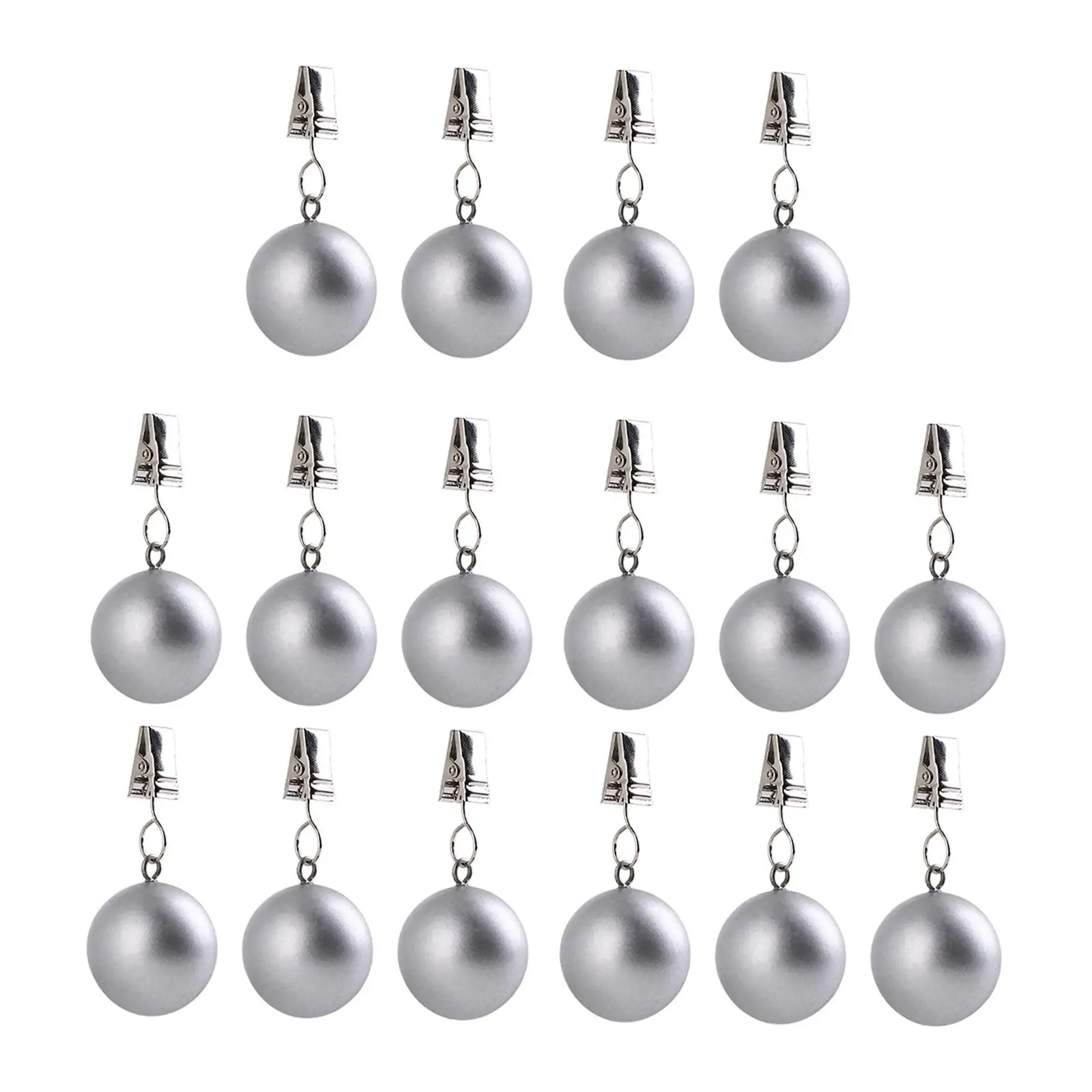 

Tablecloth Weights Multipurpose Stainless Steel Clips Pendants Hangers for Shower Curtains Garden Flag Table Cover Gazebo Patio