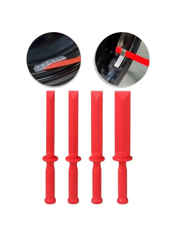 4 X jeu de grattoirs à ciseau, lame de poids d'équilibre pour panneau de porte, élimine les débris de pneus, peinture adhésive