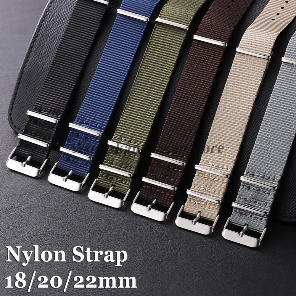 Bracelets de montre en Nylon de haute qualité pour Omega pour Seiko 20mm 22mm 18mm Bracelet militaire décontracté Bracelet de montre armée Sport Bracelet remplacer
