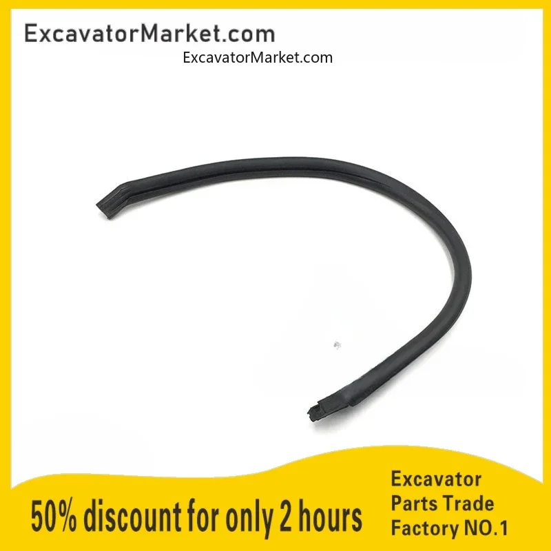 

Excavator Spare Suitable for Komatsu PC200 220 270 300 360-7 front lower glass middle rubber strip excavator accessories