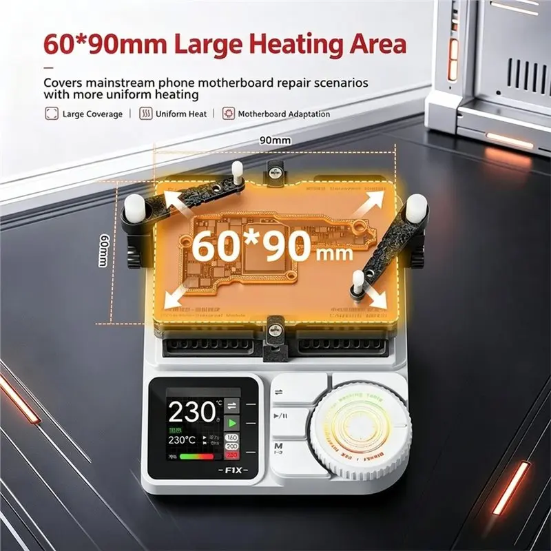 ABCL F1X Heating Station Intelligent Curve Temperature Control Mainboard Separator Mobile Phone Repair Heating Table
