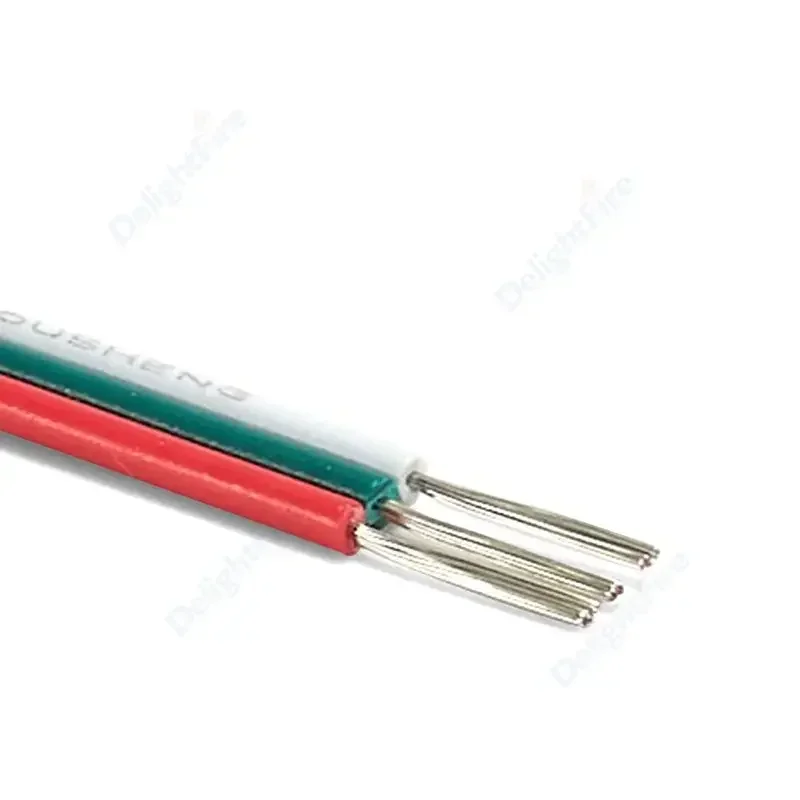12V Electrical Wires 22 20 18AWG 3Pin LED Extension Cable LED Strip Light Wire For WS2812B WS2811 Dream Color Led Strip Lights
