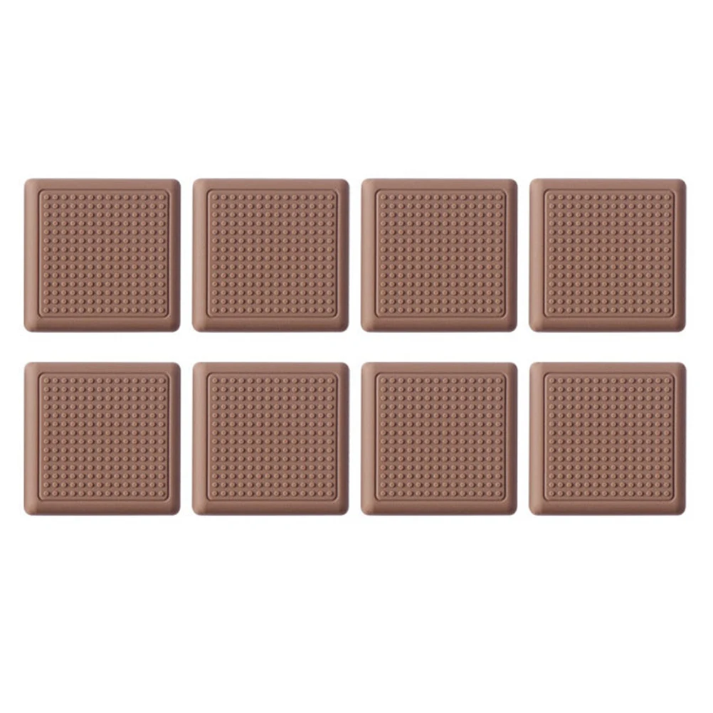 

8pcs Anti-slip Table Foot Pad Self-adhesive Furniture Leg Mat Durable Floor Protector Non-slip Quiet Home Bath