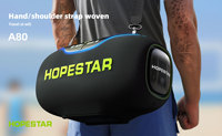 Hopestar speaker A80 alto gravador de áudio portátil de alta qualidade 350W RGB subwoofer home theater USB party computer DC