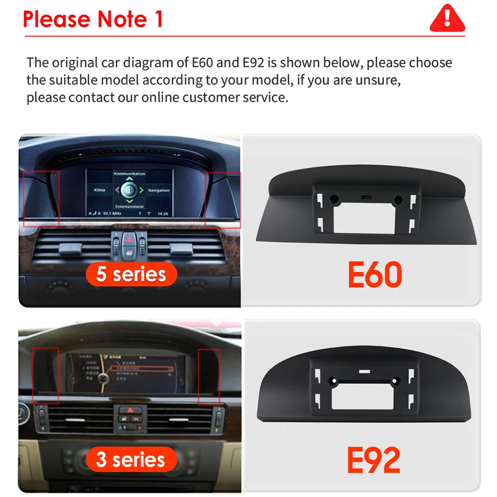 Carplay 4G 2din Android Car Radio for BMW 5 Serie E60 E61 E63 E64 3 Series E90 E91 E92 E93 CCC Mask CIC Multimedia Video Player