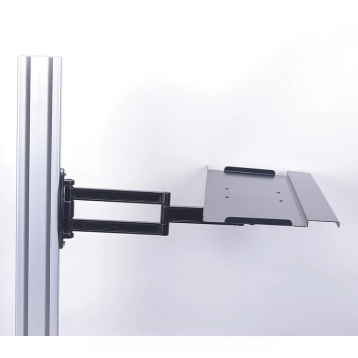 رف لوحة المفاتيح محاكي السباق قوس الألومنيوم