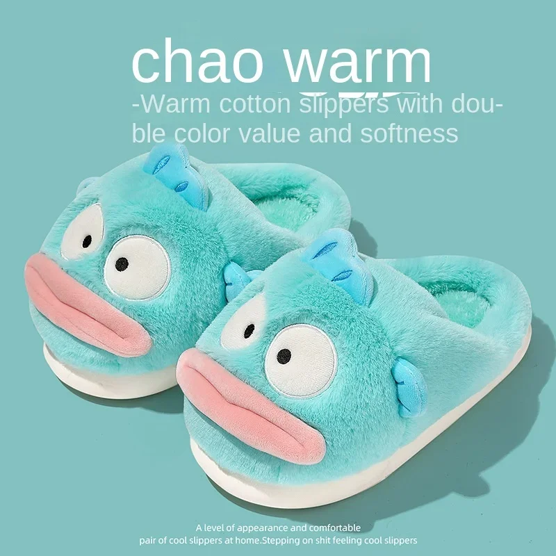 

Cotton Slippers Women's Autumn and Winter 2024 New fashion Indoor Home Soft Bottom Cute Fluffy Warm Cotton Slippers Women