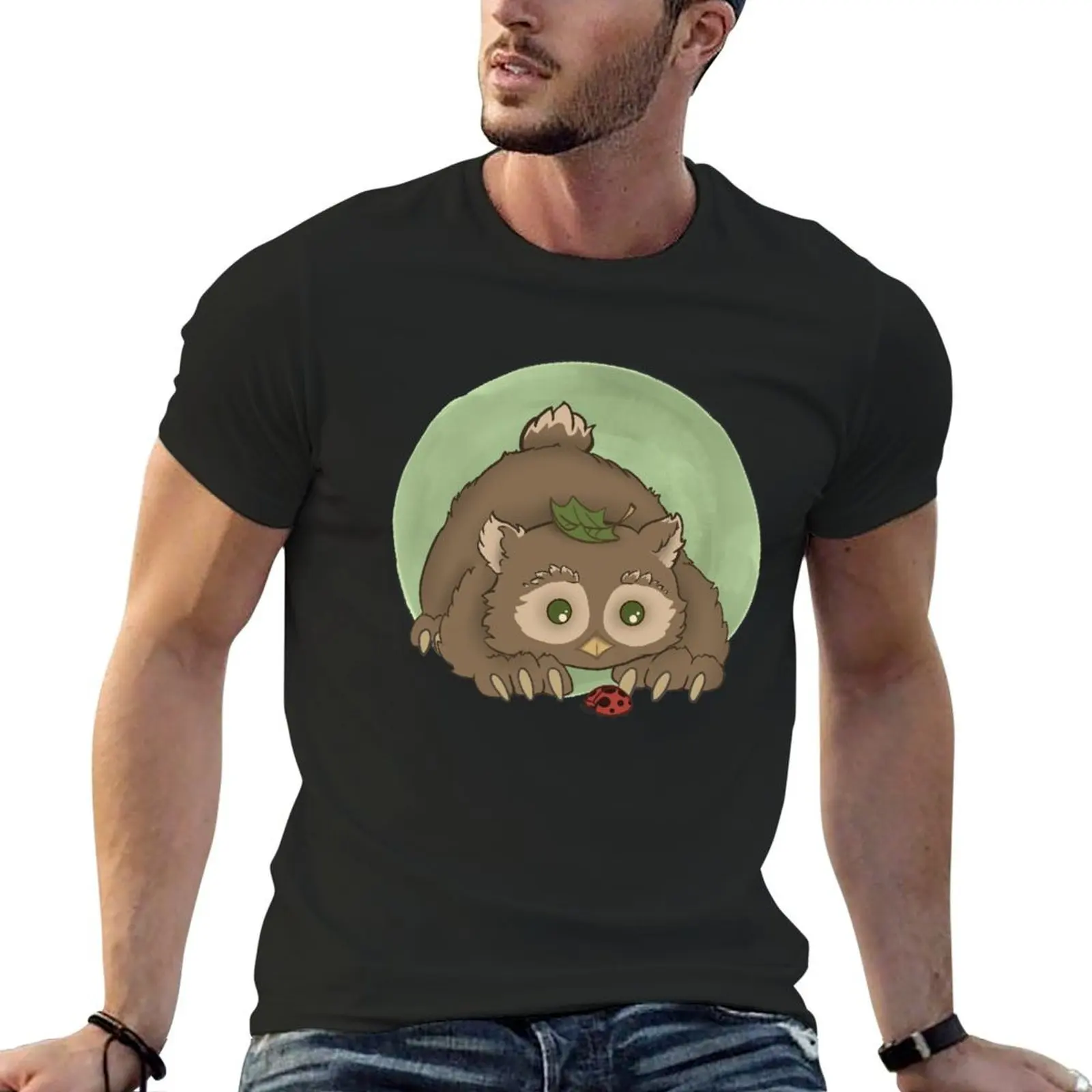 Baby Owlbear T-Shirt summer clothes cute tops Short sleeve tee heavyweights Men's cotton t-shirt