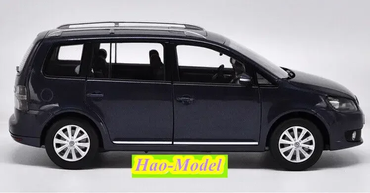 1/18 For Shanghai Volkswagen NEW TOURAN Alloy Diecast Model Car Diecast Boys Toys Gifts Hobby Display Ornaments Collection Blue