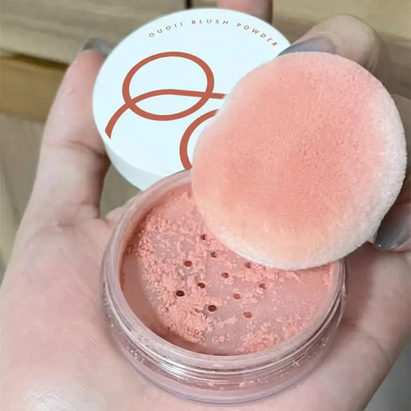 Cheek Rouge Natural Cheek Tint Blush Soft Shiny Powder Face Contouring Face Brighten Female Beauty Blush Powder 6 Color