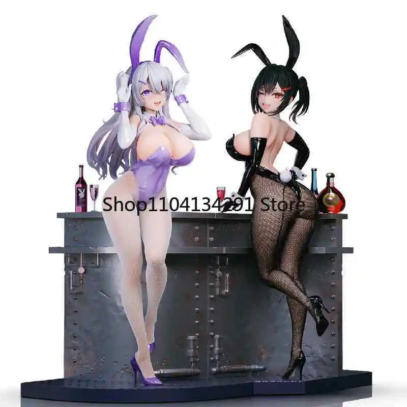 

Origina Bearpanda Bunny Girl Asanagi Lin Xia Температурная краска и 3d Crystal Eye и креативные модели сцены Аниме Игрушки Подарки на день рождения