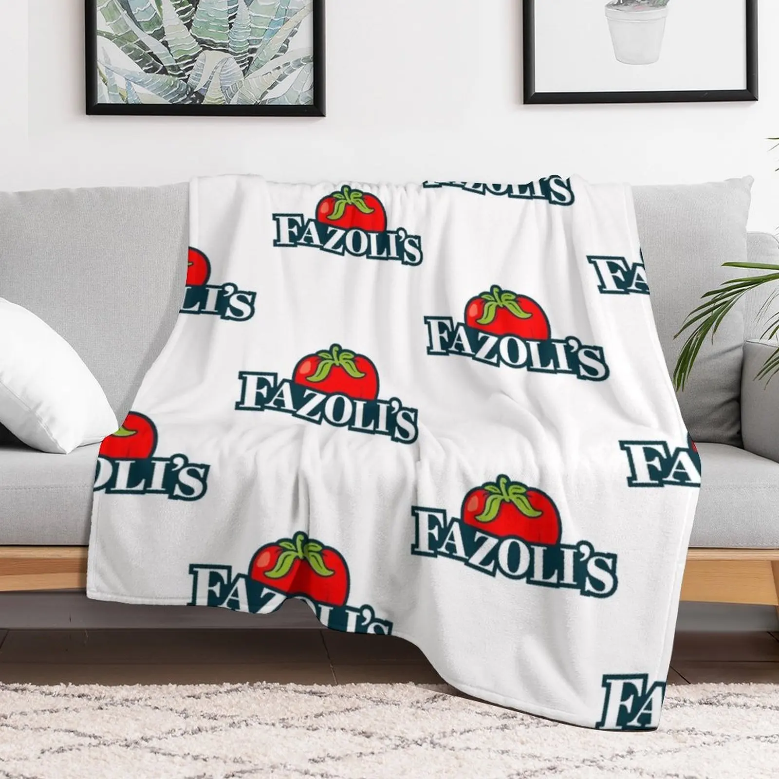 

Fazoli's Resto Throw Blanket Decorative Throw Plush for winter Vintage Blankets