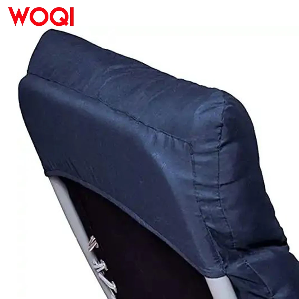 WOQI colorful Cushions 67-inch Lounge Chaise Cushion Sun Lounger Mattress with Non-Slip Back Elastic Sleeve for lunge chair