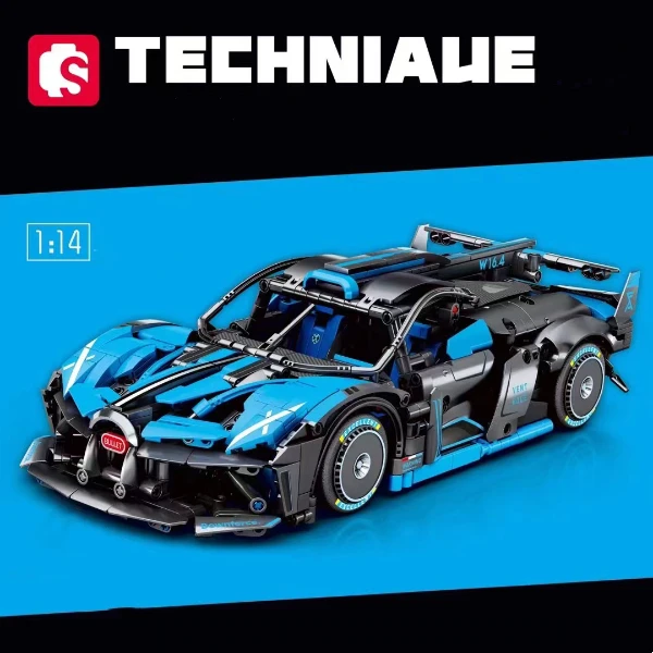 

SEMBO sports car building blocks cyberpunk mechanical models DIY assembly dolls kawaii children's toys cool birthday gifts