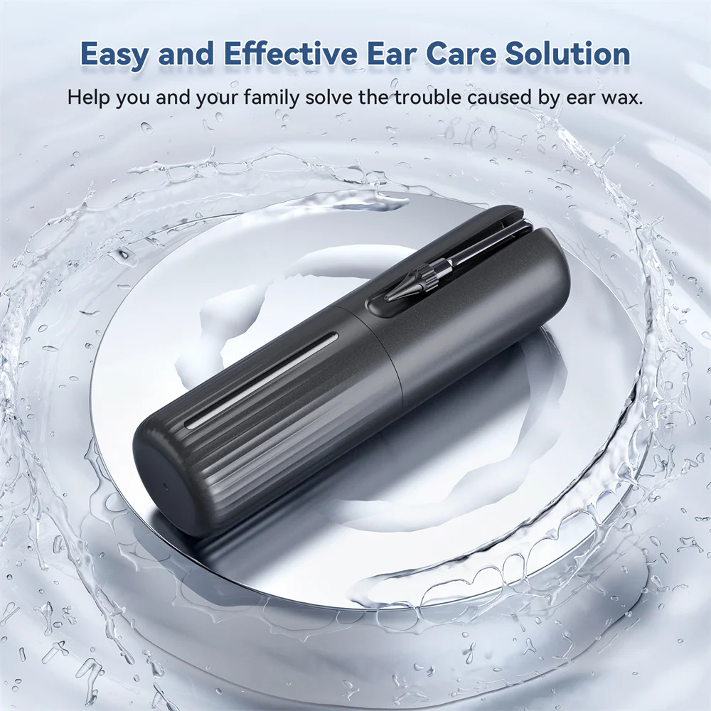 Water Powered Ear Cleaner Earwax Removal Tool with 4 Pressure Setting Ear Cleaning Washer Safe Effective Ear Irrigation Flusher