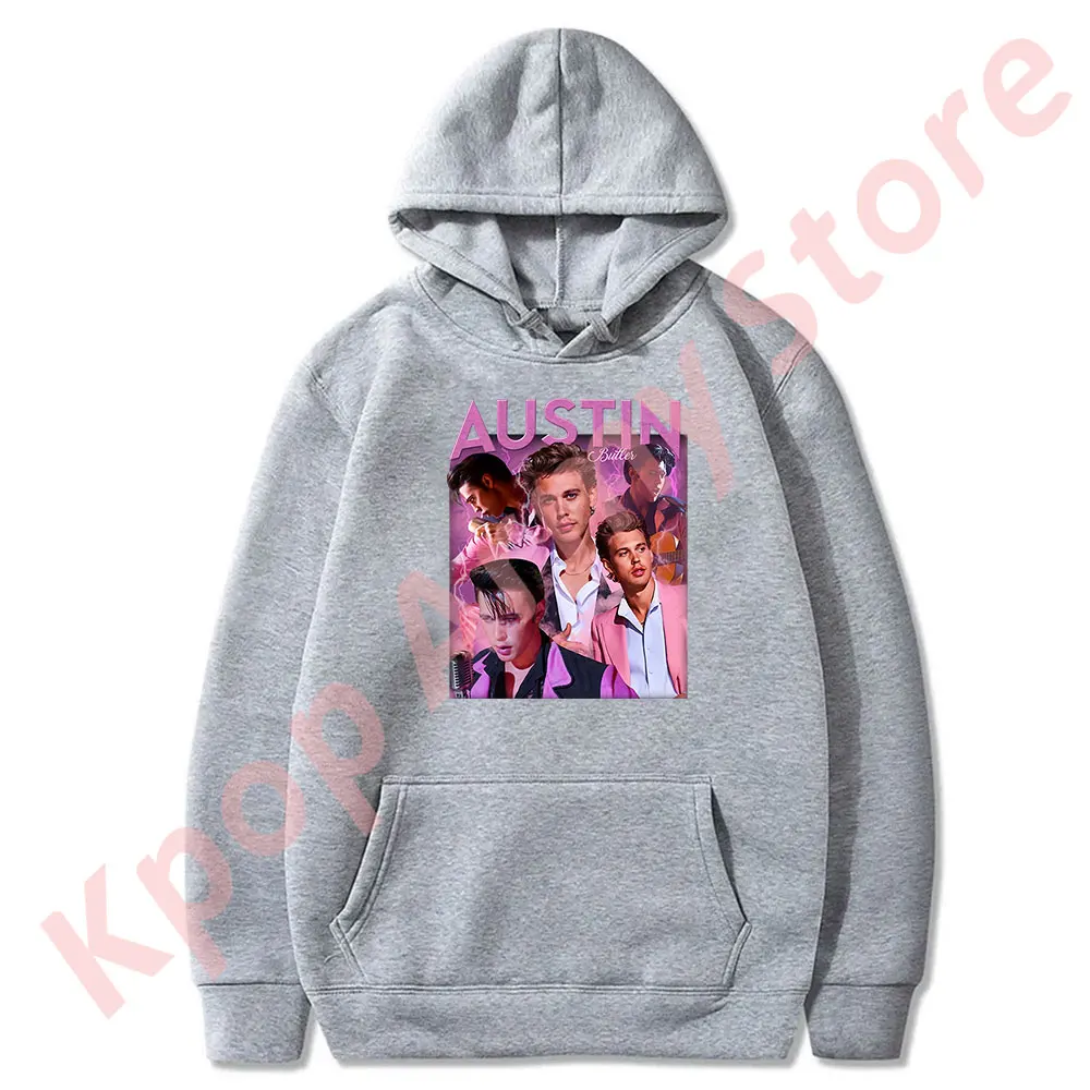 Austin Butler Vintage Hoodies New Logo Pullovers Women Men Fashion Casual Streetwear Sweatshirts