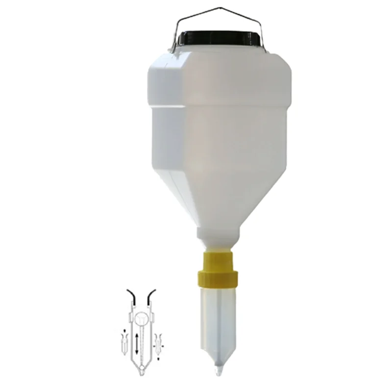 Dozownik do sosów wiszący LITE-3.5L, butelka na sos o dużej średnicy, butelka do wyciskania sosów, butelki do wyciskania przypraw