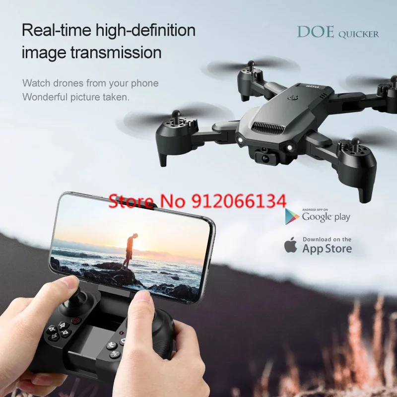 

6K Dual Camera Drone Professional 3-Sides Obstacle Avoidance Quadcopter Optical Flow Hovering Height Hold Obstacle Avoidance Toy