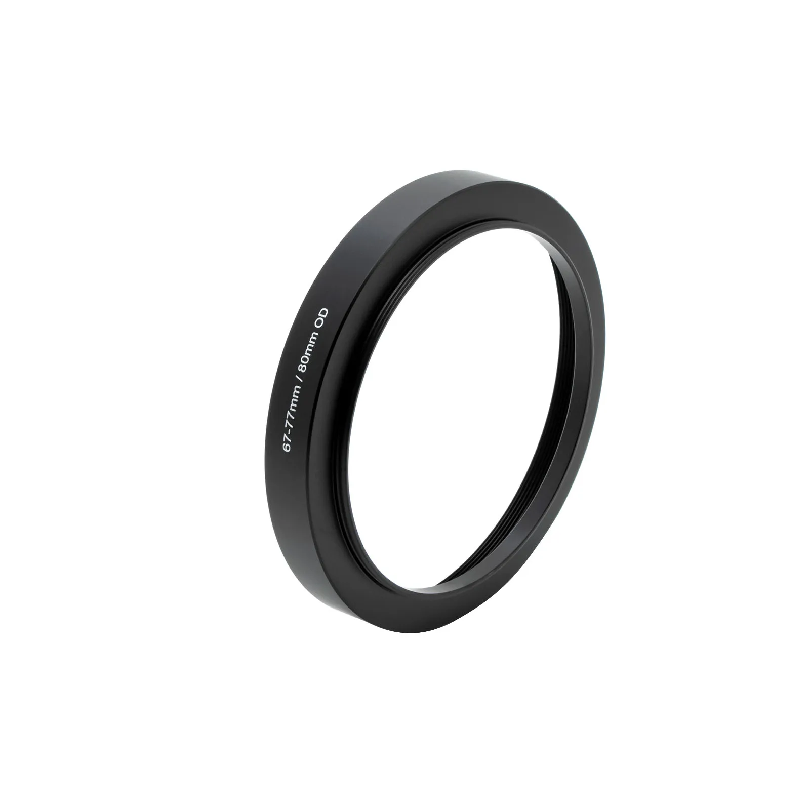 Cinema Step Up Step Down Ring 44/46/48/49/52/54/55/58/60/62/67/72/77/82mm-77mm with 80mm O.D For 80mm Matte Box Adapter