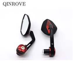 Aluminum Alloy Motorcycle Mirror Motocross 22mm Handlebar End Mirror Universal For CFMOTO VOGE 525 Kawasaki Z750 ER6N Honda