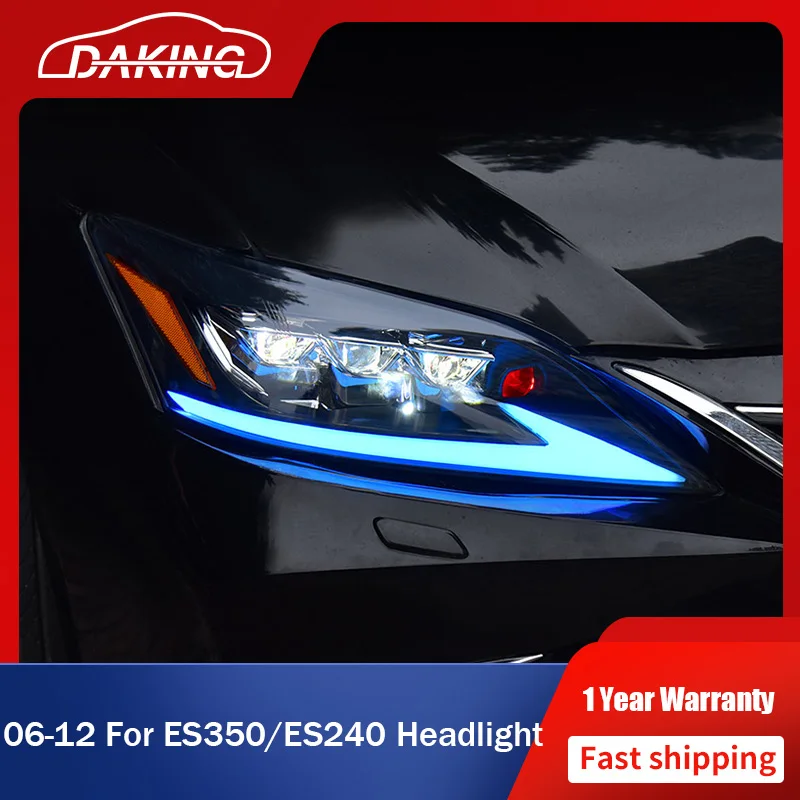 

Upgrade Car Head Light Assembly For Lexus ES ES350 ES240 2006-2012 LED Headlights Blue Start DRL Dynamic Turn Signal Auto Lamps