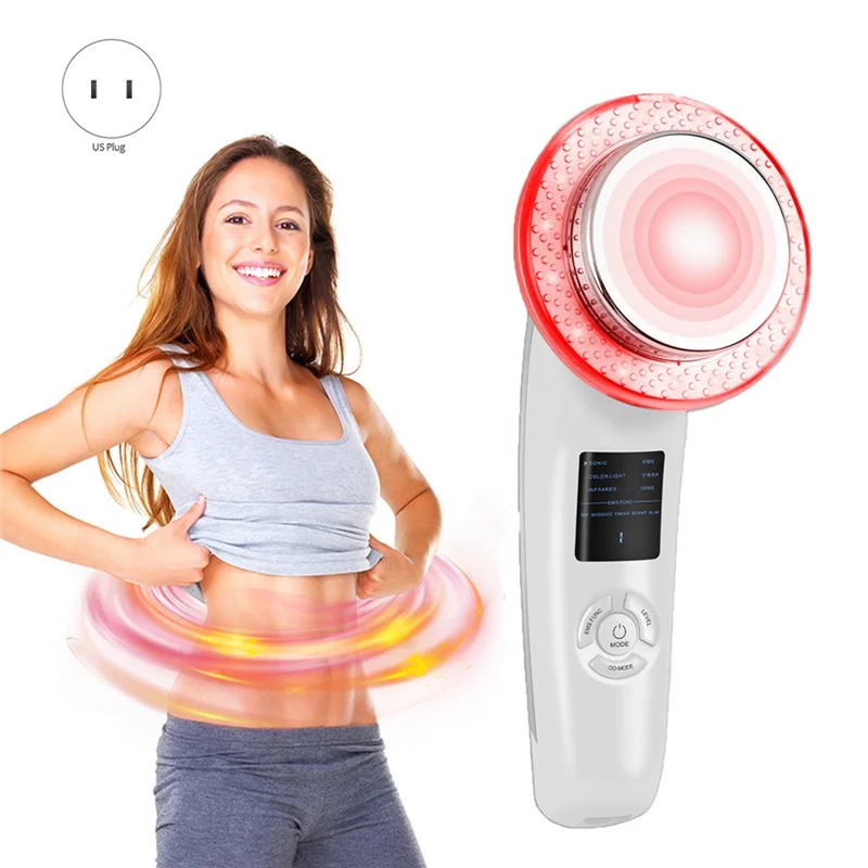 Emption!Colored Light Beauty Instrument Instrument Physical Vibration Warm Massage Body Instrument Slimming Instrument