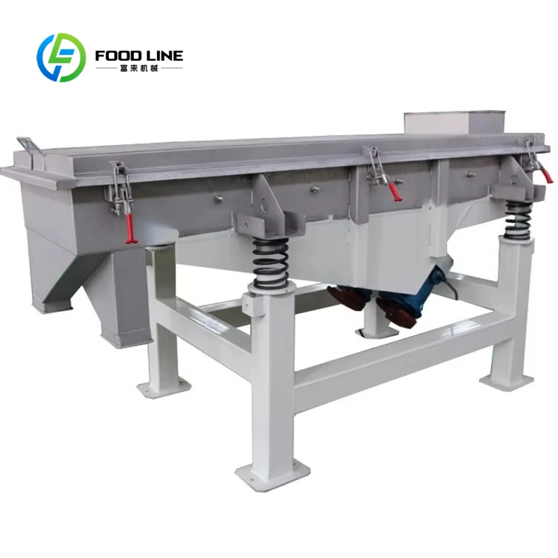 Customized Industrial Linear Vibratory Sifter Multi Layer Vibrating Screen Low Noise for Grain Powder Granule Sieving Separation