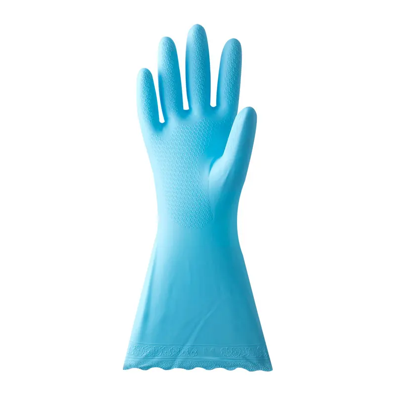 CHAHUA Dishwashing Gloves Long Sleeve Waterproof High-Quality Rubber Gloves Washing Scrubbing Countertops Kitchen Cleaning Tools