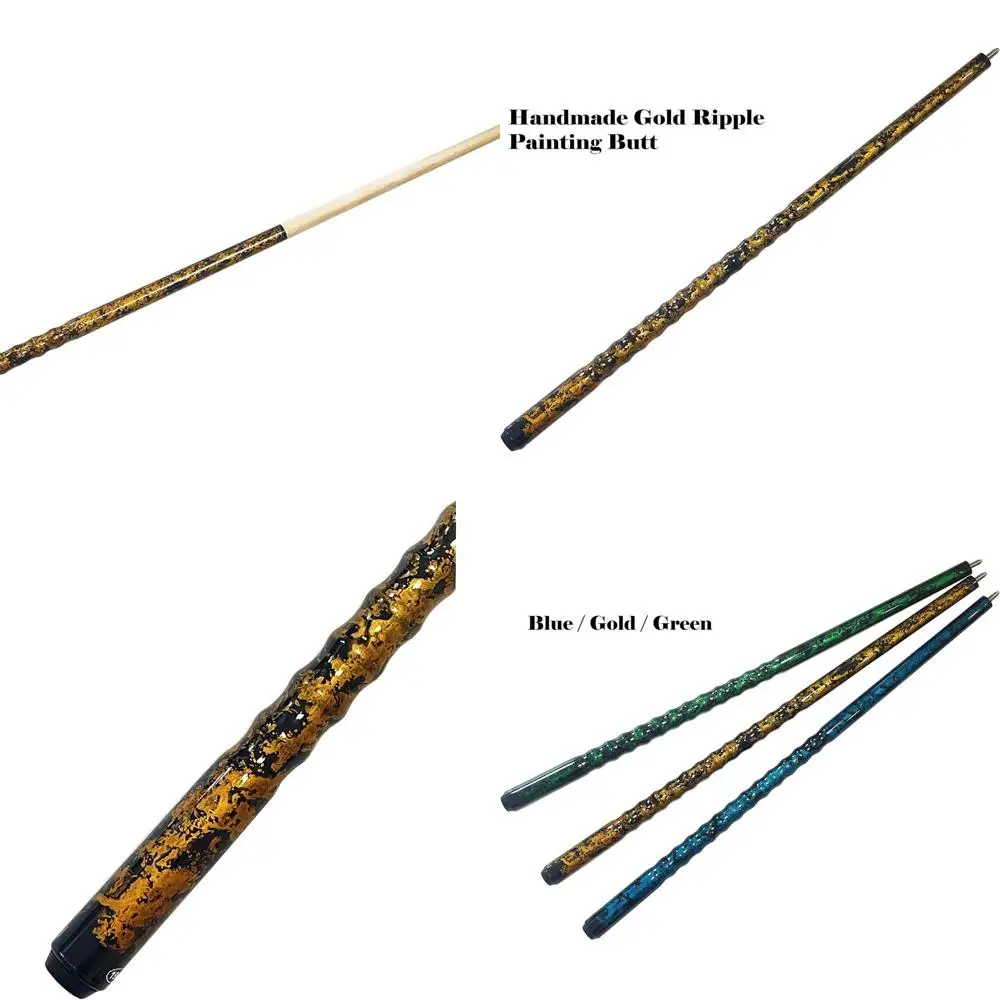 

58-дюймовый кленовый кий из 2 предметов с эргономичной ручкой, наконечником 13 мм, варианты веса 19–21 унции