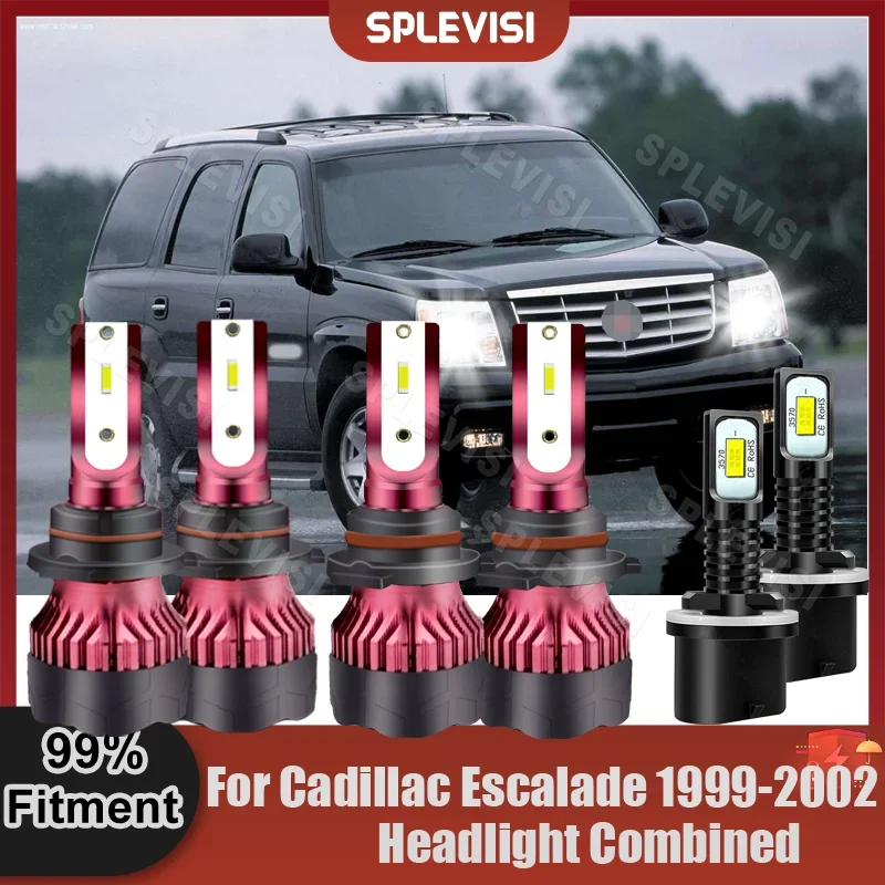 

Super Bright 6000K Car Light Foglight Foglamp Combination Set For Cadillac Escalade 1999 2000 2001 2002