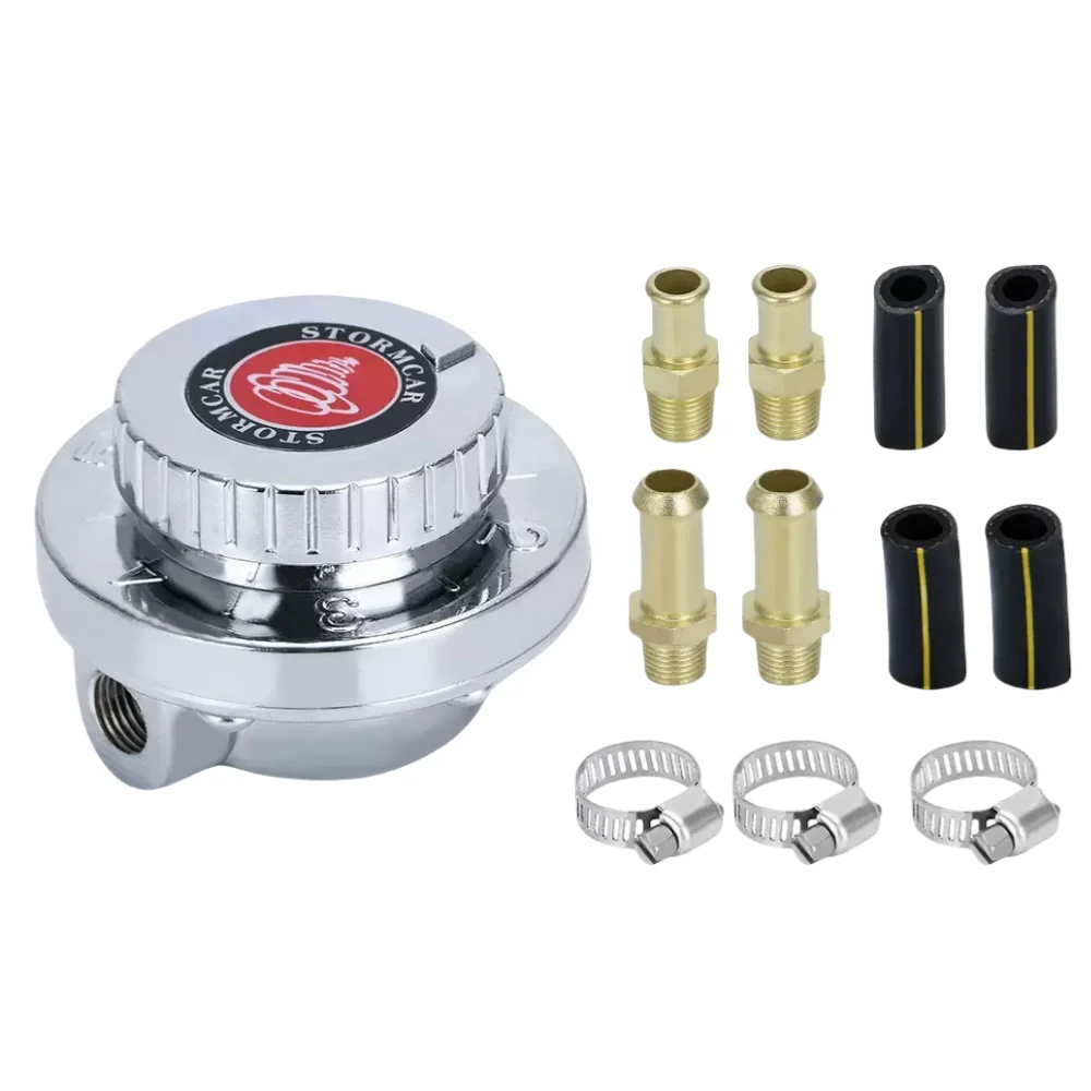 

Универсальный ручной регулируемый карбюраторный карбюратор 1,5–5 фунтов на квадратный дюйм, топливный насос 5/16 дюймов (8 мм), 3/8 дюйма (10 мм), регулятор давления топливной линии