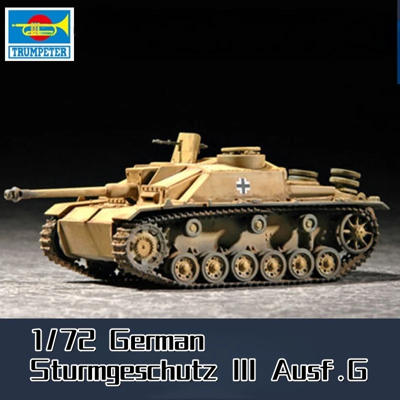

TRUMPETER 1/72 Немецкая пластиковая сборная модель-головоломка Sturmgeschutz III Ausf.G