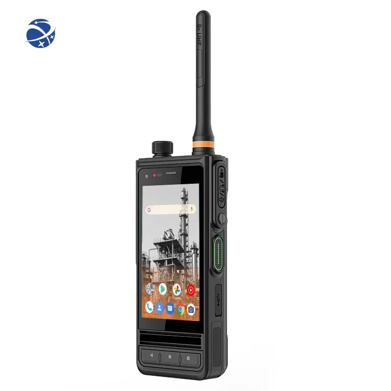 Android 10 Dual Sim 4G LTE handhold mobilephone phone walkie talkie Rugged Phone Walkie Talkie