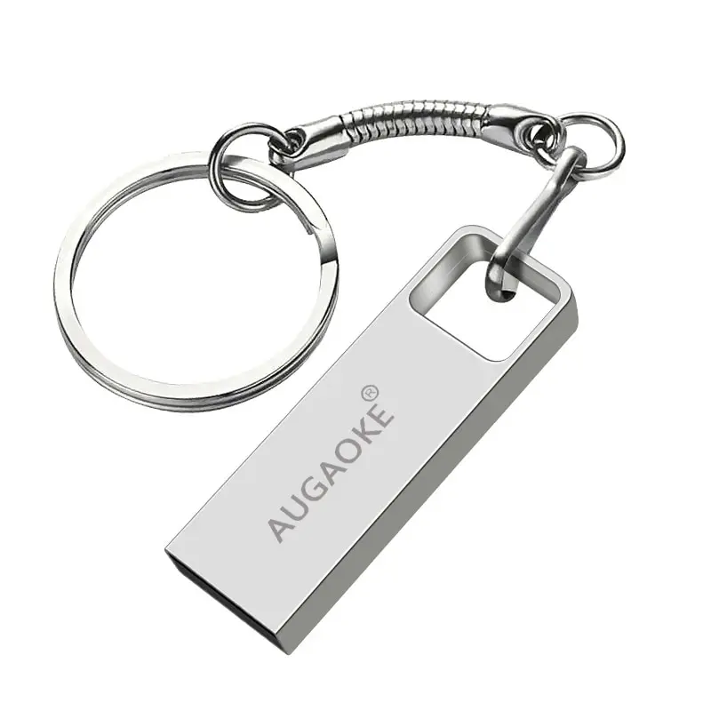 AUGAOKE Flash Drive 32GB 64GB Memory Stick for PC Mobile 64GB 2.0 Metal USB Flash Drive 32GB 2.0 Pen Drive