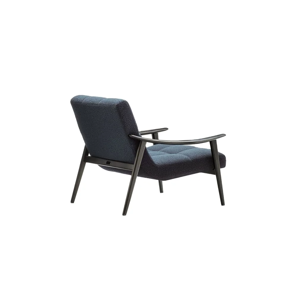 -Italian simple accent armchair living room fabric recliner