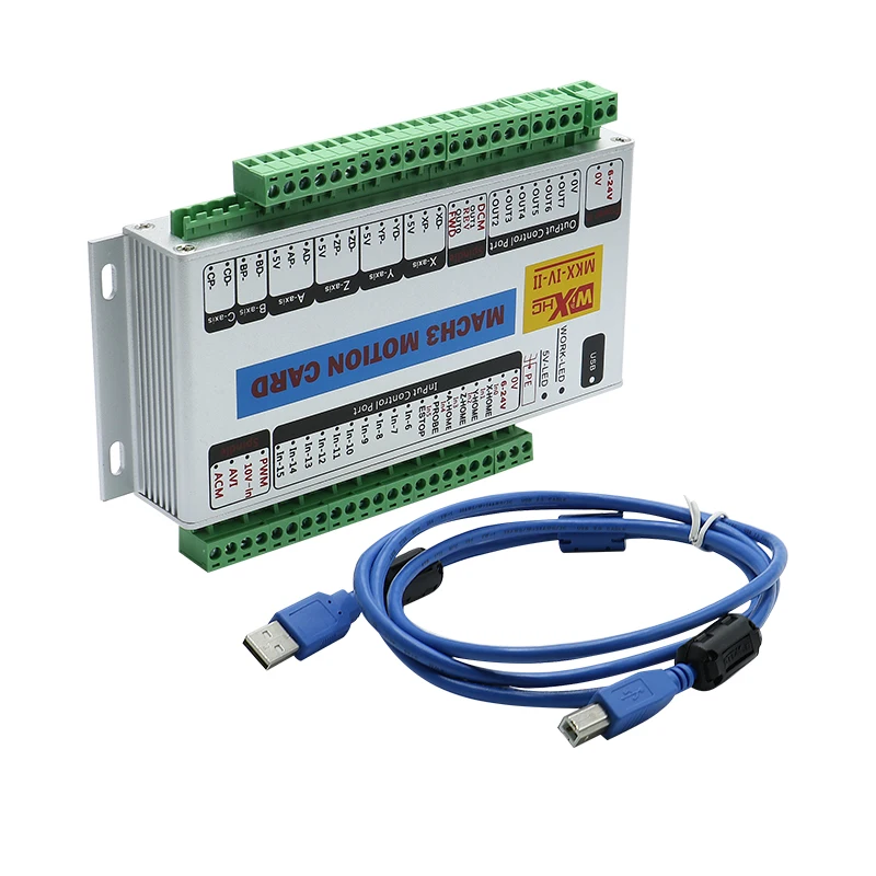 XHC إيثرنت 3/4/6 محور MACH3 CNC بطاقة التحكم في الحركة تردد 2000 كيلو هرتز تحكم لوحة القطع لمحرك متدرج/محرك سيرفو