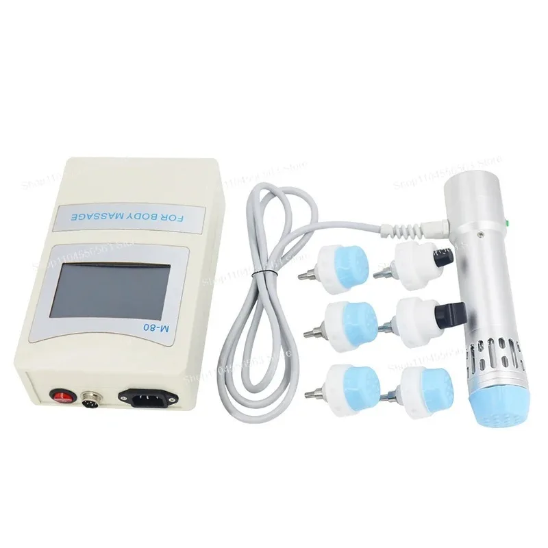 M80 Electromagnetic Shock Wave Physiotherapy Equipment – Focused Extracorporeal Shock Wave, Portable Beauty Device 100-240V