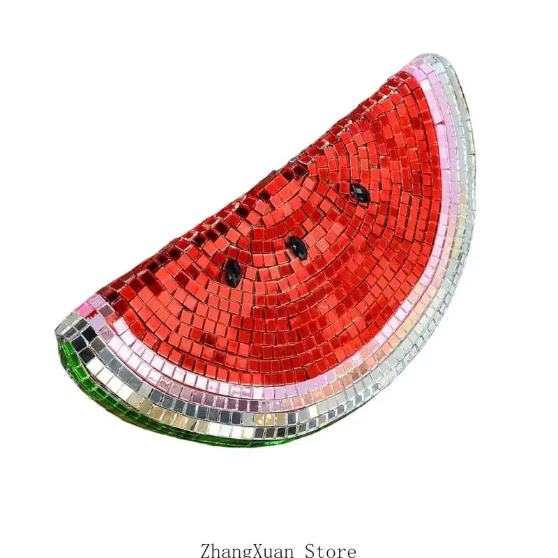 Glas-Wassermelonen-Figuren, Glasfrüchte, Wassermelone, Dekoration, Kunstornament für Zuhause, Büro, Küche, Tischdekoration – Detail 8