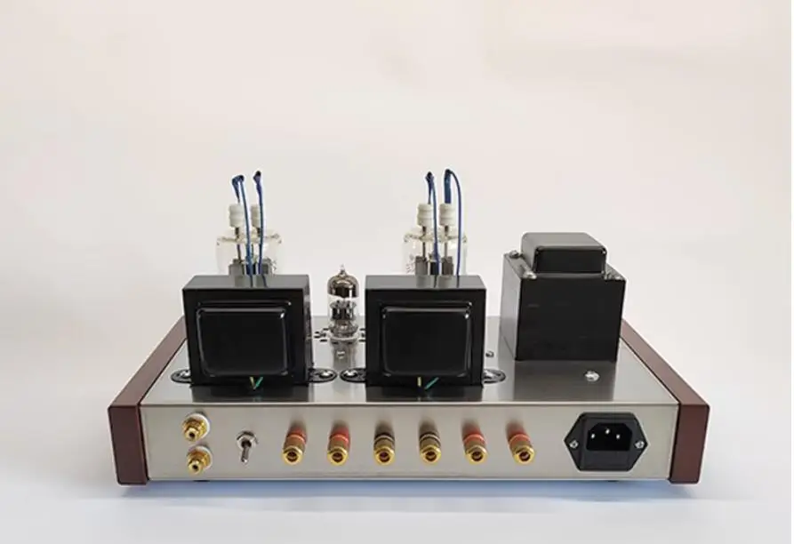 Finished Pure hand made 6N2 FU19 vacuum tube amplifier HiFi headphone output 4W*2