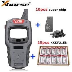 Xhorse VVDI Mini Key Tool Key Programmer With 10pcs Universal XKKF21EN Remote Key or XT27A Super chip Global Version