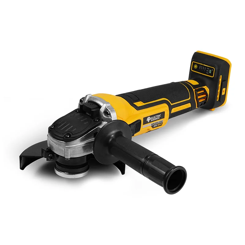 125mm Brushless Angle Grinder Li-ion Battery 4 Gear Cordless Cutting Polishing Grinding Power Tool For Dewalt 20V Battery Pin